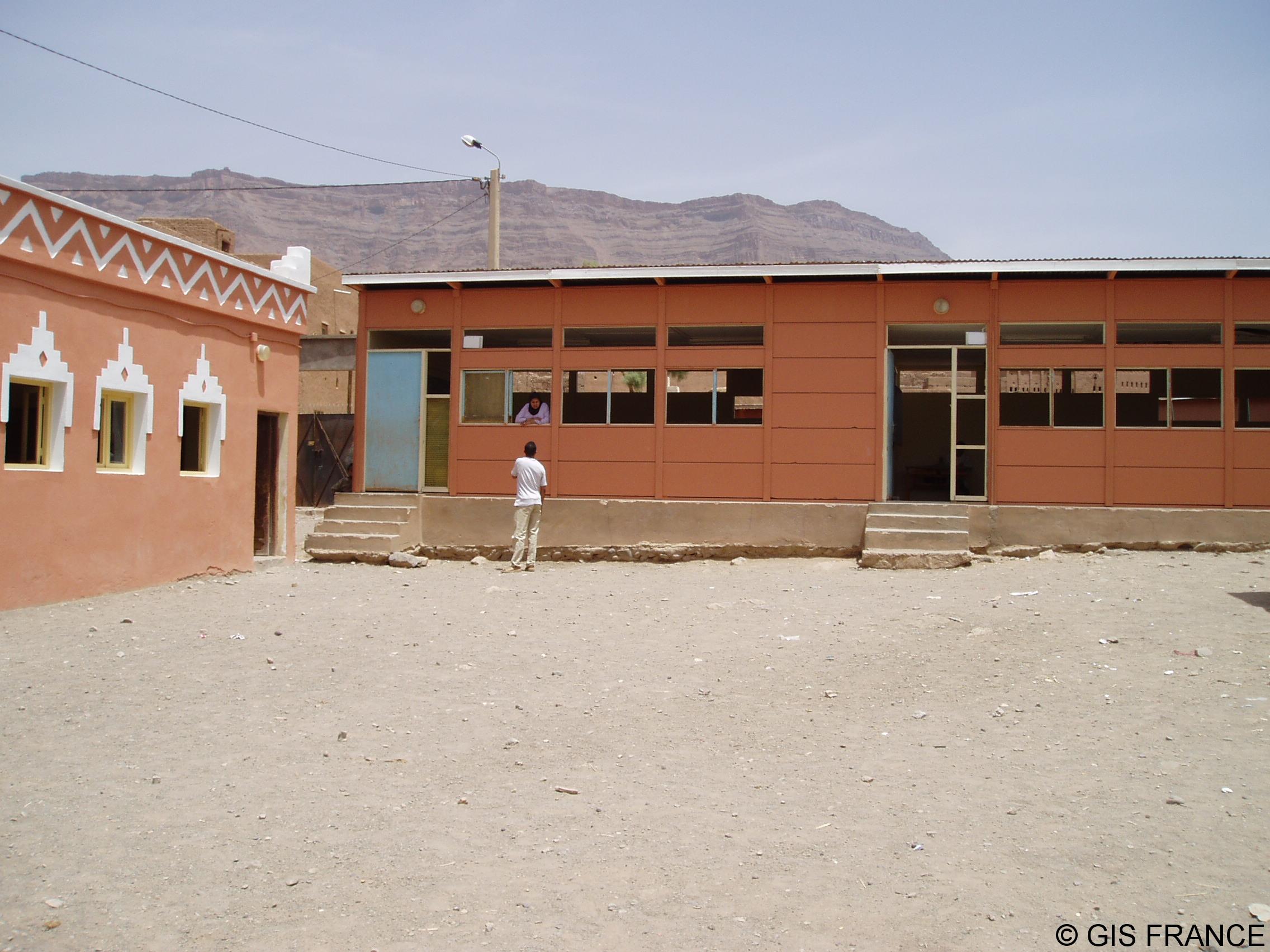 Maroc Réfection de l’école de Temesla